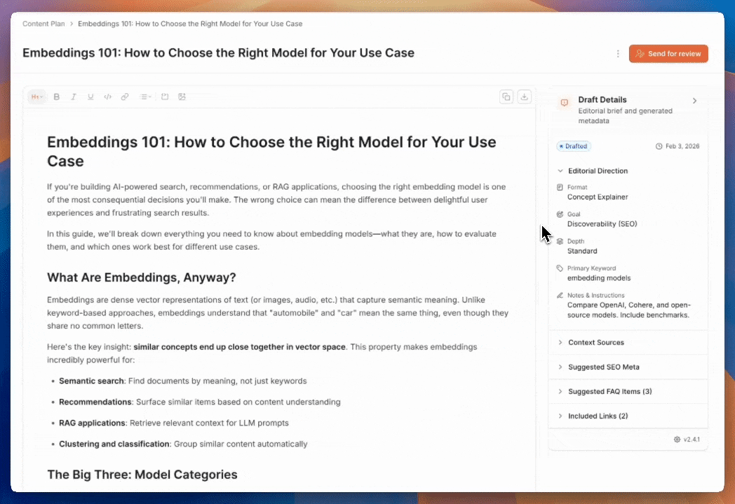 Search and discovery optimization
